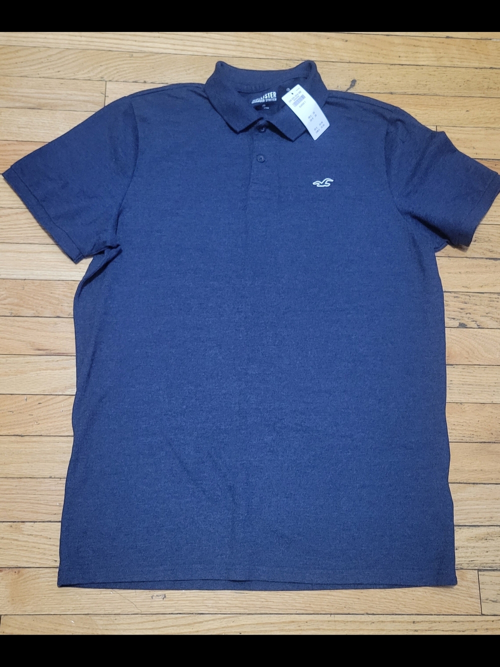 Hollister Men’s Navy Polo Shirt XLT